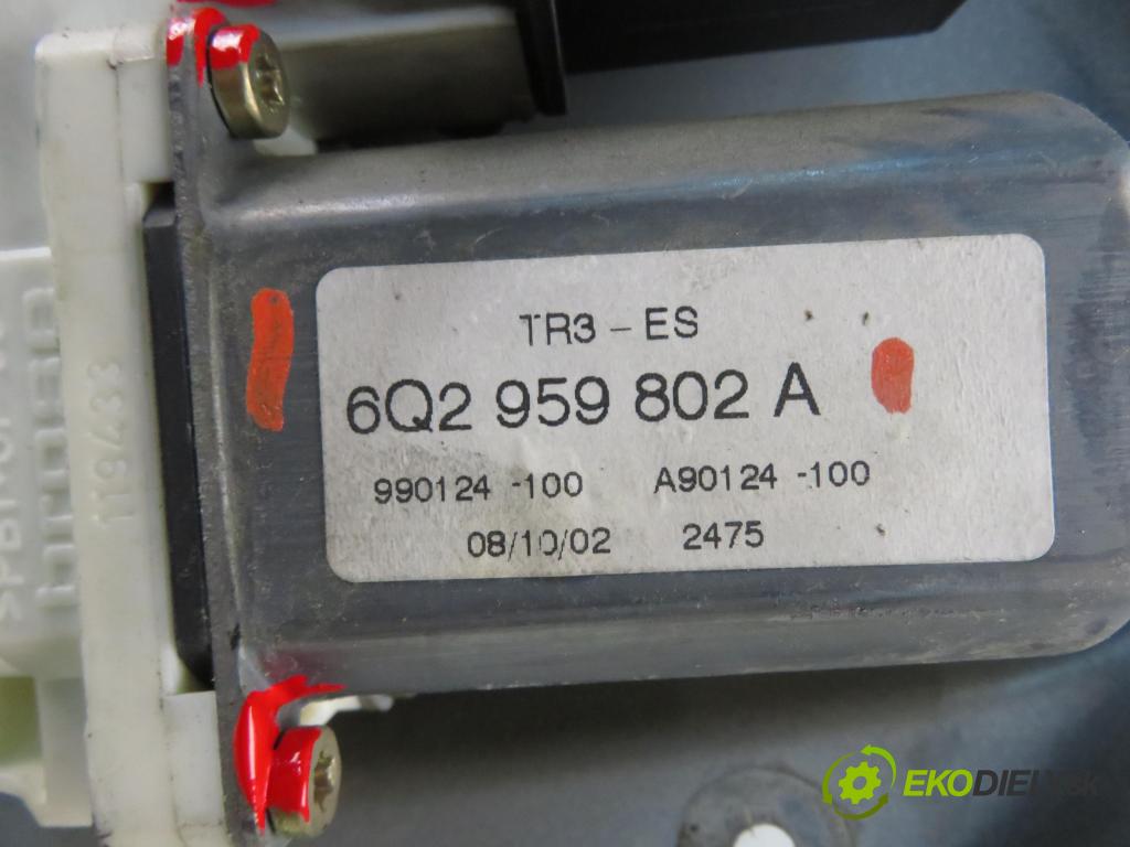 SEAT IBIZA III (6L1) HB 2003 47,00 1.9 SDI - ASY 1896,00 Mechanizmus okien 6L4837751Q ; 6Q2959802A