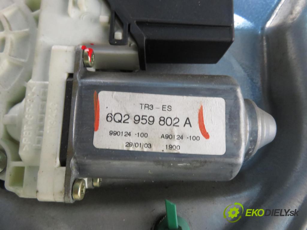 SEAT IBIZA III (6L1) HB 2003 47,00 1.2 12V - AZQ 1198,00 Mechanizmus okien 3D 6L3837751K ; 6Q2959802A