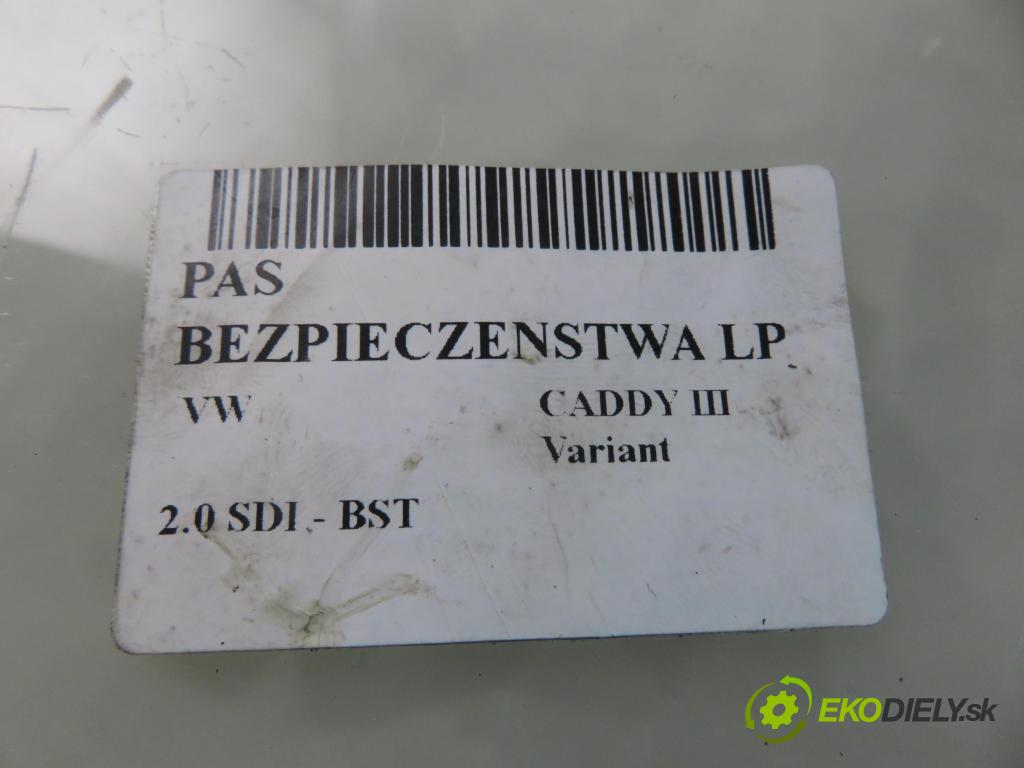 VW CADDY III Variant (2KB, 2KJ, 2CB, 2CJ) FURGON 2008 51,00 2.0 SDI - BST 1968,00 Držiak bezpečnostný LP 2K0857805E