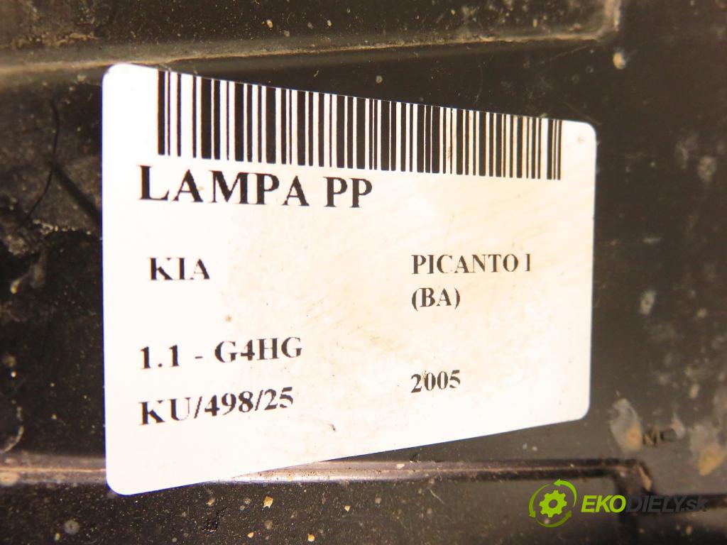 KIA PICANTO (BA) HB 2005 48,00 1.1 - G4HG 1086,00 Svetlo PP 