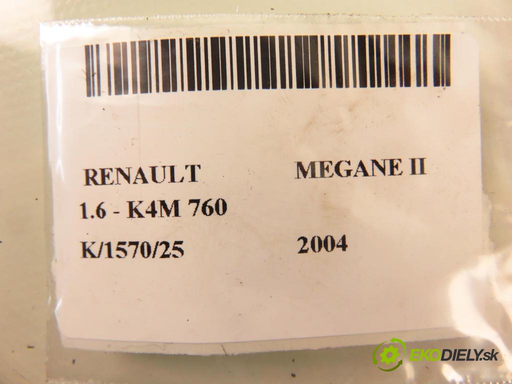 RENAULT MEGANE II sedan (LM0/1_) SEDAN 2004 0,00 1.6 - K4M 760 1598,00 páčka/prepínač 8200216462 ; 618300013
