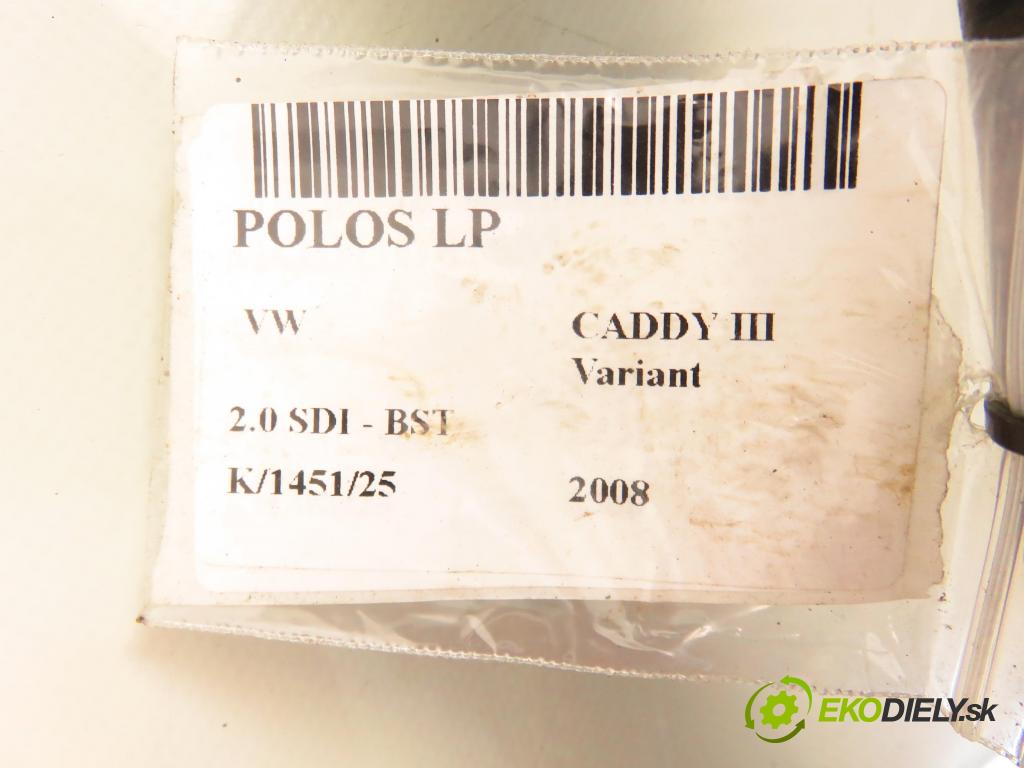 VW CADDY III Variant (2KB, 2KJ, 2CB, 2CJ) FURGON 2008 51,00 2.0 SDI - BST 1968,00 Poloos LP