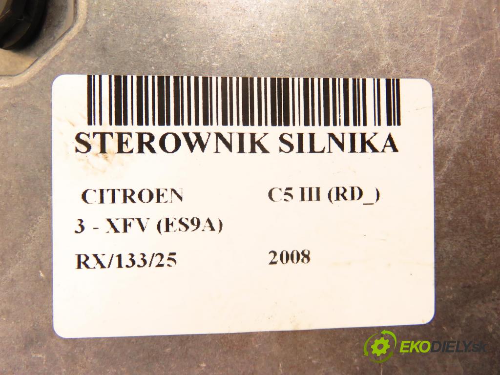 CITROEN C5 III (RD_) SEDAN 2008 155,00 3.0 V6 211 - XFV (ES9A) 2946,00 Riadiaca jednotka Motor 0261201499 ; 9665731180
