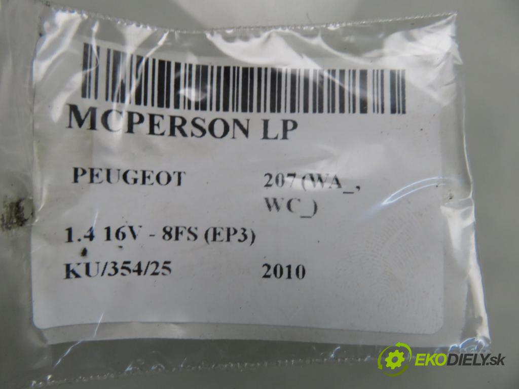 PEUGEOT 207 (WA_, WC_) HB 2010 70,00 1.4 16v VTI 95 - 8FS 1397,00 MCPERSON LP