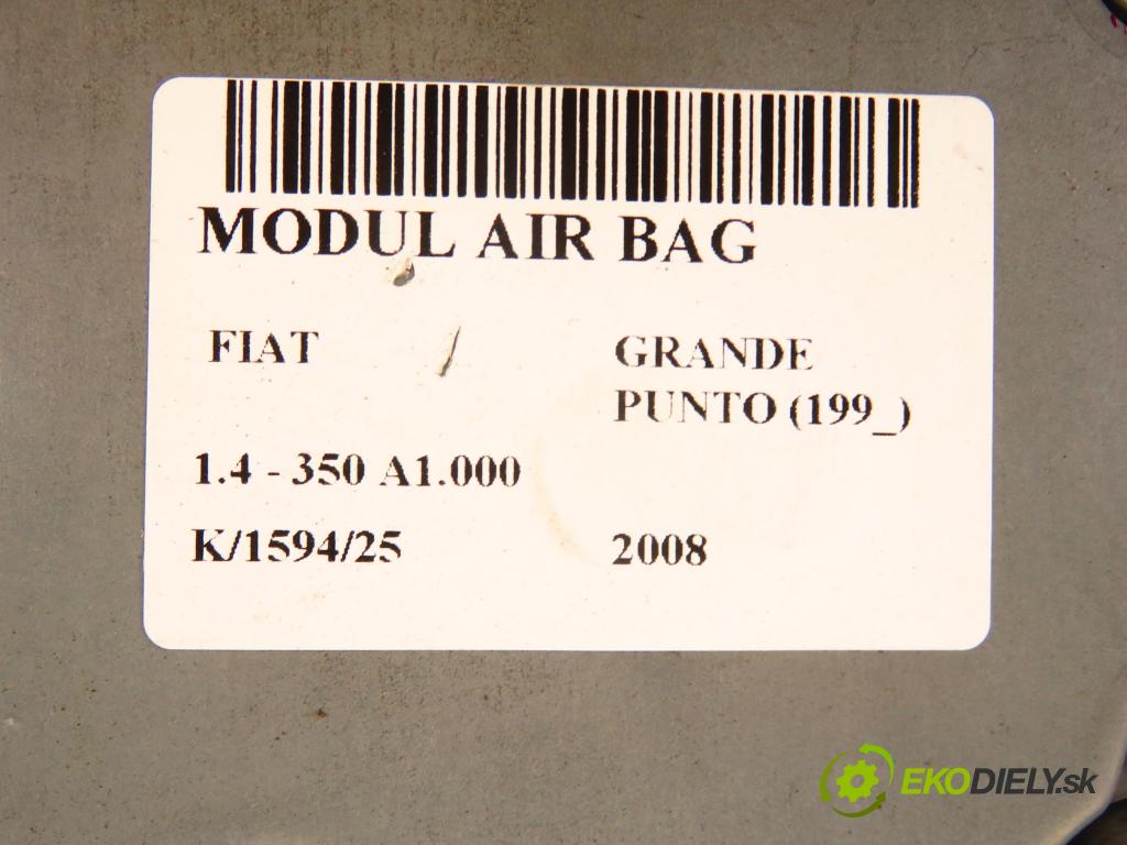 FIAT GRANDE PUNTO (199_) HB 2008 57,00 1.4 - 350 A1.000 1368,00 MODUL air BAG 51838066 ; 5WK44147