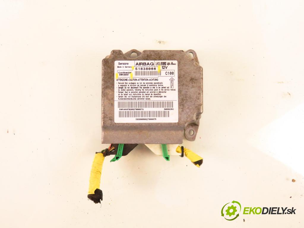 FIAT GRANDE PUNTO (199_) HB 2008 57,00 1.4 - 350 A1.000 1368,00 MODUL air BAG 51838066 ; 5WK44147