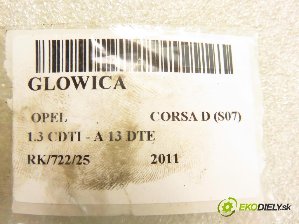 OPEL CORSA D (S07) HB 2011 70,00 1.3 CDTI - A 13 DTE 1248,00 hlava 55208388