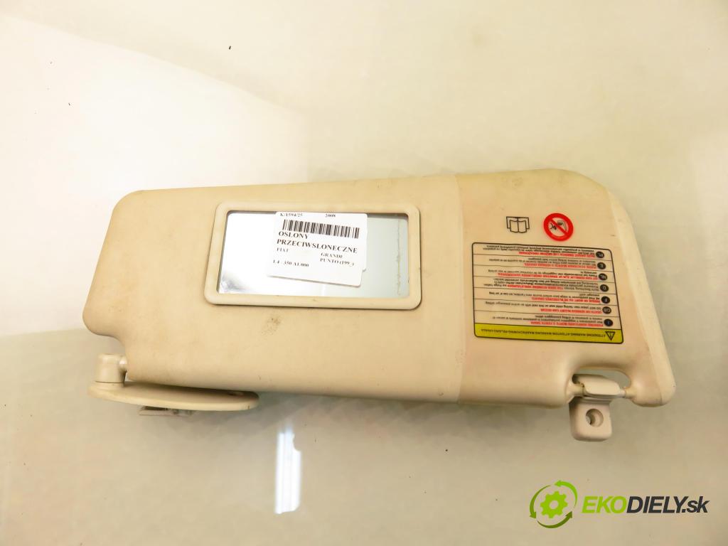 FIAT GRANDE PUNTO (199_) HB 2008 57,00 1.4 - 350 A1.000 1368,00 kryty protislnečné