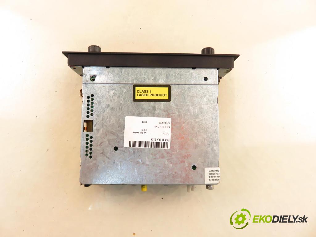 AUDI A4 (8E2, B6) SEDAN 2004 96,00 1.9 TDI PD 130 1896,00 RADIO CD 8E0035186D