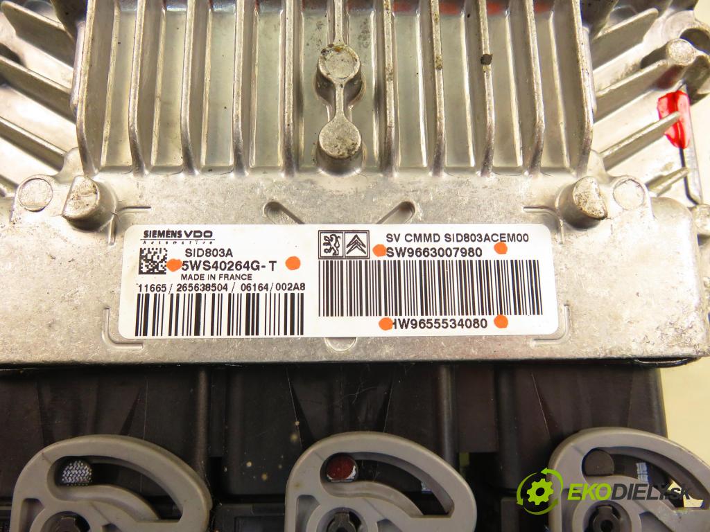 PEUGEOT 407 (6D_) SEDAN 2005 100,00 2.0 HDi 135 - RHR 1997,00 Riadiaca jednotka Motor SW9663007980 ; HW9655534080 ; 5WS40264GT