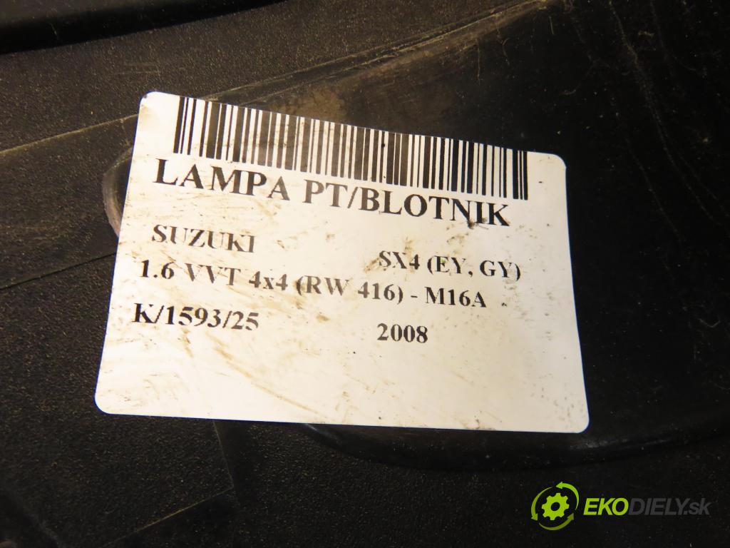 SUZUKI SX4 (EY, GY) CROSSOVER 2008 79,00 1.6 VVT 4x4 (RW 416) 107 - M16A 1586,00 Svetlo pravé zadné 22016684