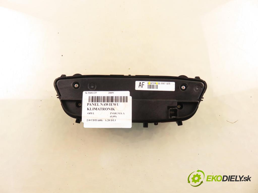 OPEL INSIGNIA A (G09) LIFTBACK 2009 96,00 2.0 CDTI (68) - A 20 DTJ 1956,00 Panel kúrenia KLIMATRONIK 13273098