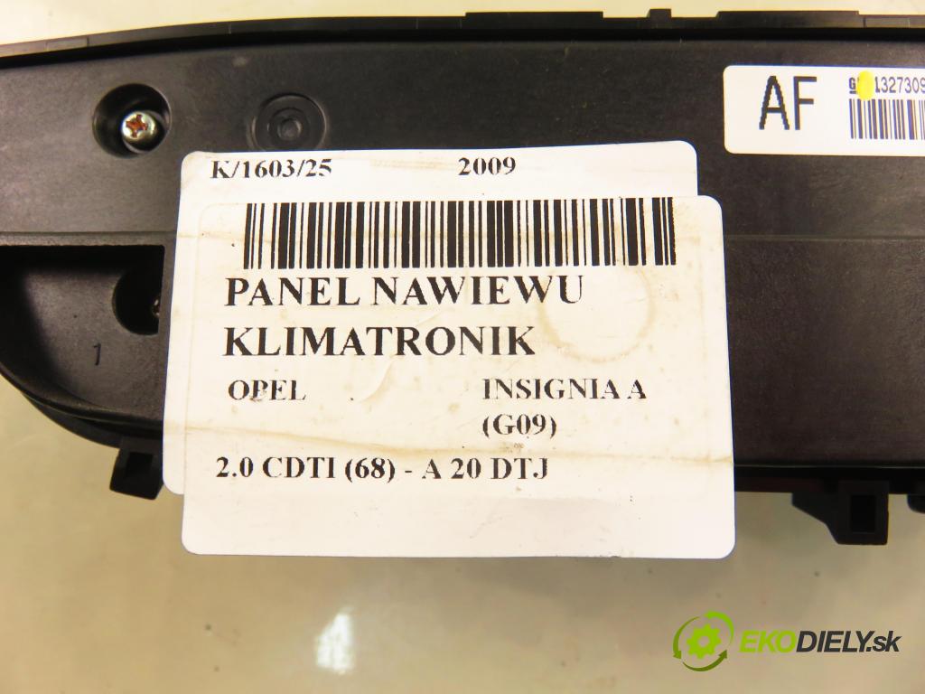 OPEL INSIGNIA A (G09) LIFTBACK 2009 96,00 2.0 CDTI (68) - A 20 DTJ 1956,00 Panel kúrenia KLIMATRONIK 13273098
