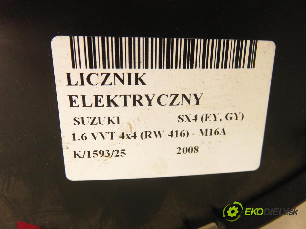 SUZUKI SX4 (EY, GY) CROSSOVER 2008 79,00 1.6 VVT 4x4 (RW 416) 107 - M16A 1586,00 Prístrojovka elektrický 3411079J20 ; A2C53141294
