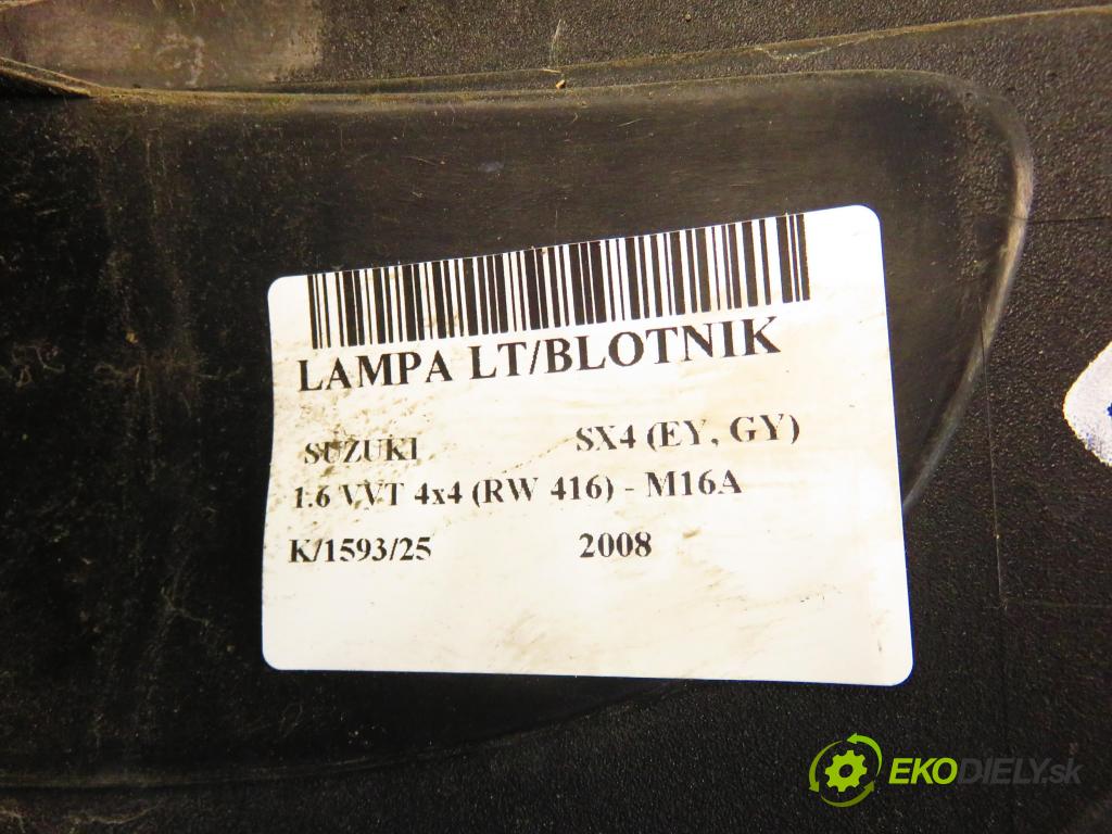 SUZUKI SX4 (EY, GY) CROSSOVER 2008 79,00 1.6 VVT 4x4 (RW 416) 107 - M16A 1586,00 Svetlo ľavé zadné 22016684