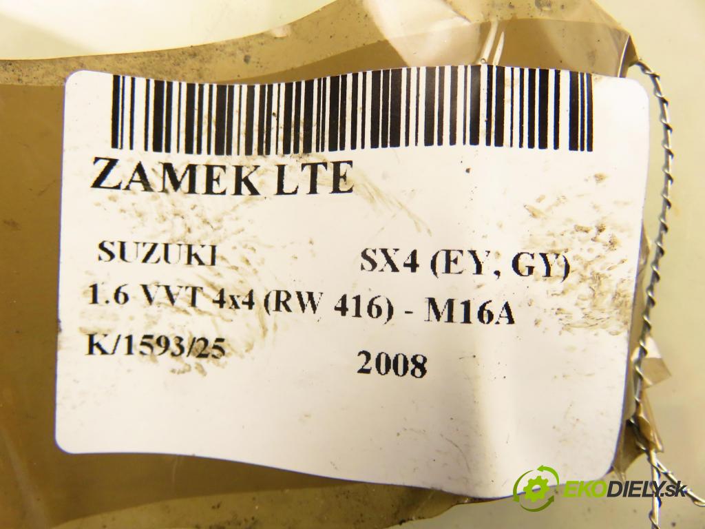 SUZUKI SX4 (EY, GY) CROSSOVER 2008 79,00 1.6 VVT 4x4 (RW 416) 107 - M16A 1586,00 zámok