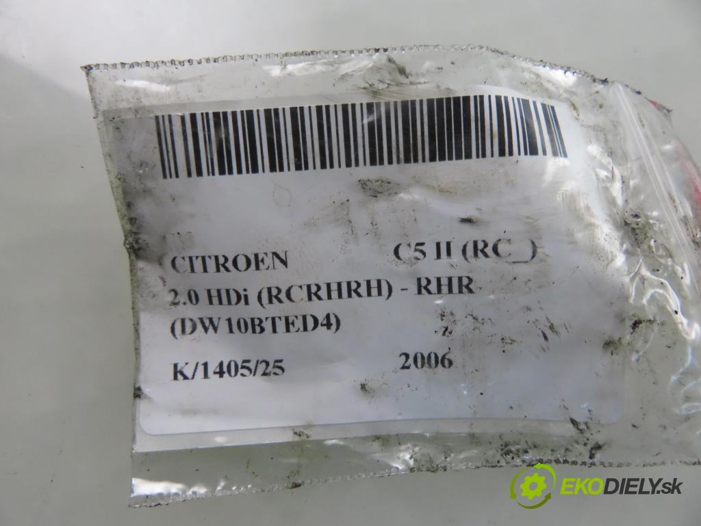 CITROEN C5 II (RC_) LIFTBACK 2006 100,00 2.0 HDi 136 - RHR (DW10BTED4) 1997,00 vstrekovač 9657144580 (Vstrekovač paliva)