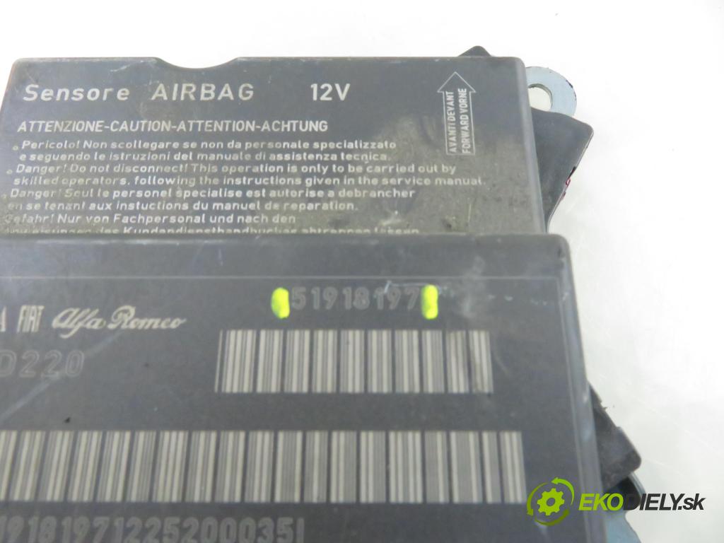 FIAT GRANDE PUNTO (199_) HB 2012 57,00 1.4 - 350 A1.000 1368,00 MODUL air BAG 51918197 ; A2C53440429