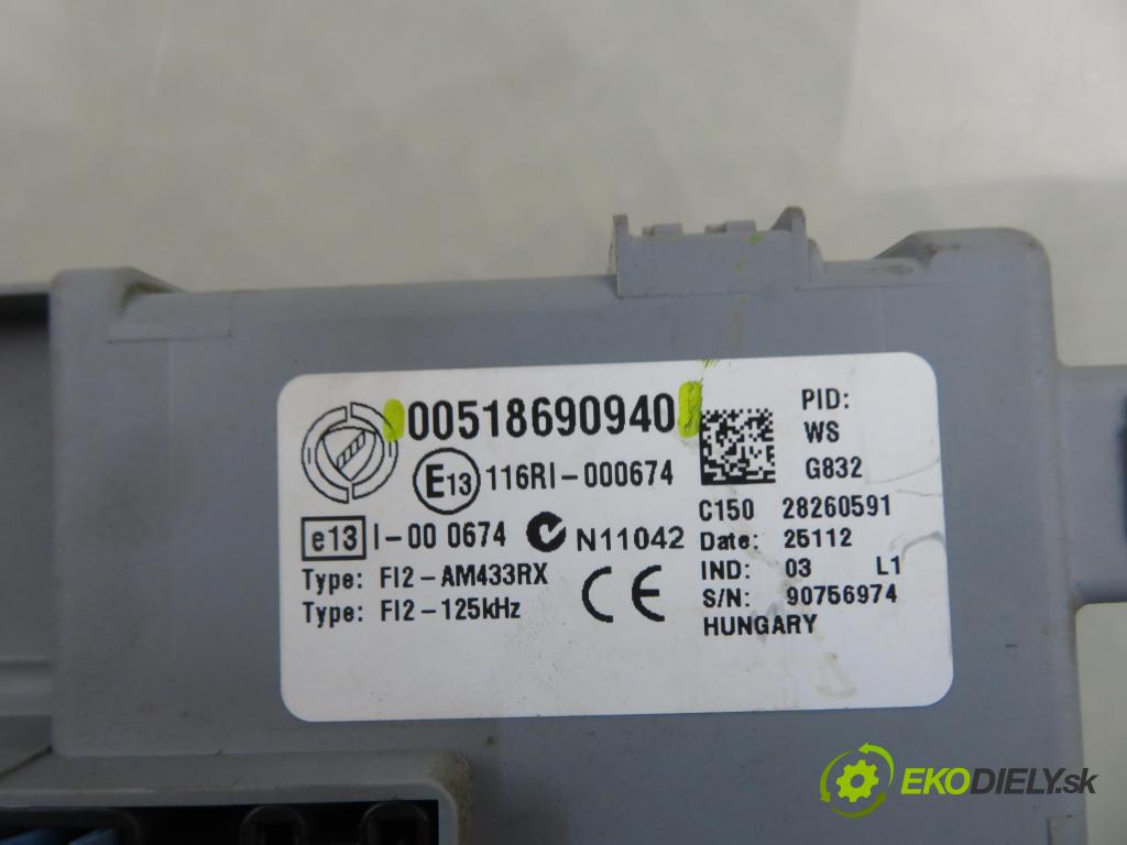 FIAT GRANDE PUNTO (199_) HB 2012 57,00 1.4 - 350 A1.000 1368,00 spinačka / imobilizéra IMMO / Riadiaca jednotka 51926687 ; 00518690940 ; 51906322