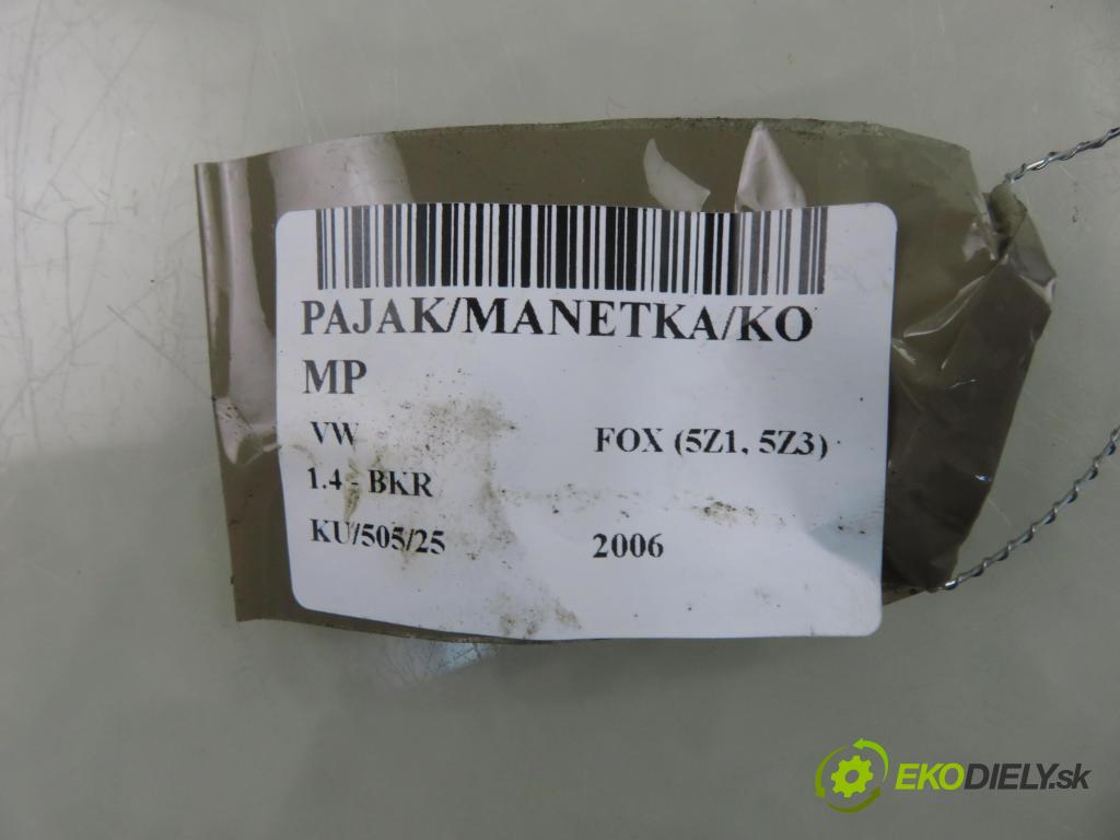 VW FOX (5Z1, 5Z3) HB 2006 55,00 1.4 - BKR 1390,00 PÁSKA: air BAG 1J0959654AP