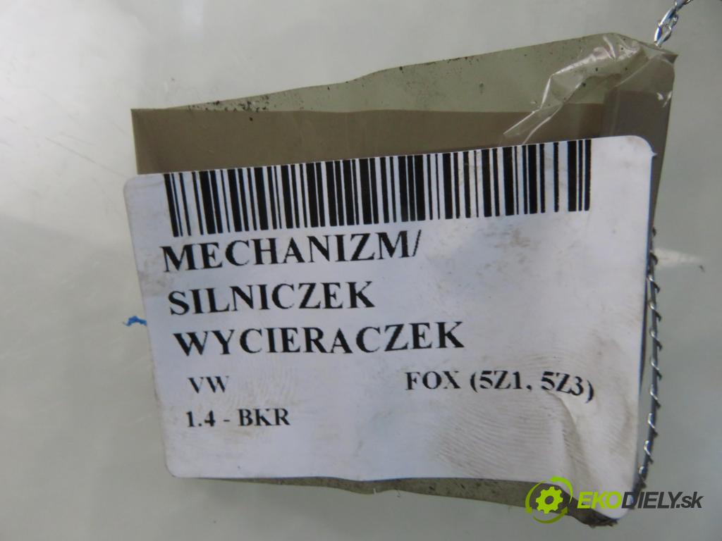 VW FOX (5Z1, 5Z3) HB 2006 55,00 1.4 - BKR 1390,00 Motorček stieračov 5Z0955023C ; F006B20070