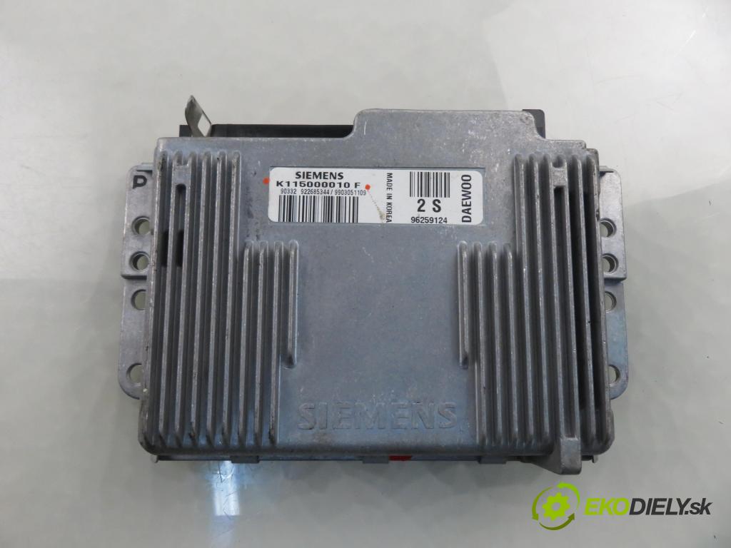 DAEWOO MATIZ (M100, M150) HB 2000 38,00 0.8 52 - F8CV 796,00 spinačka / imobilizéra IMMO / Riadiaca jednotka K115000010F ; 96315230