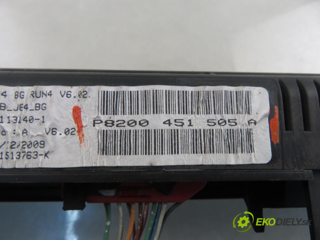 RENAULT SCENIC II (JM0/1_) MINIVAN 2004 83,00 1.6 (JM0C, JM0J, JM1B) - K4M 782 1598,00 Prístrojovka elektrický P8200451505A