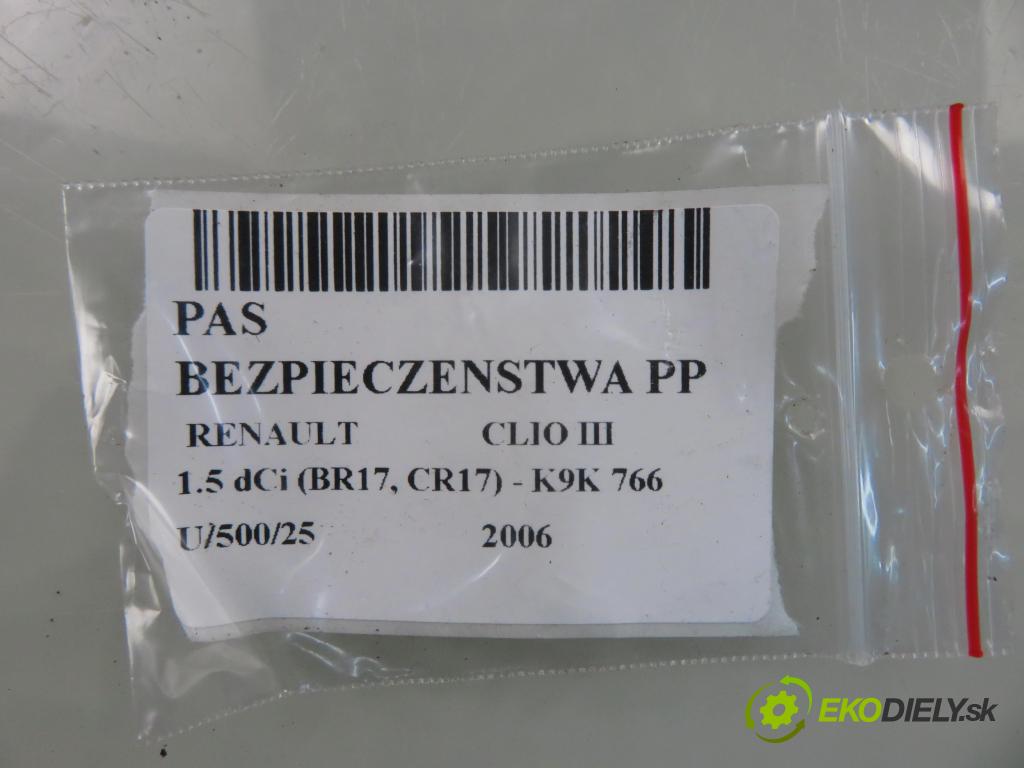 RENAULT CLIO III (BR0/1, CR0/1) HB 2006 63,00 1.5 dCi 86 - K9K 766 1461,00 Držiak bezpečnostný PP 84052799B