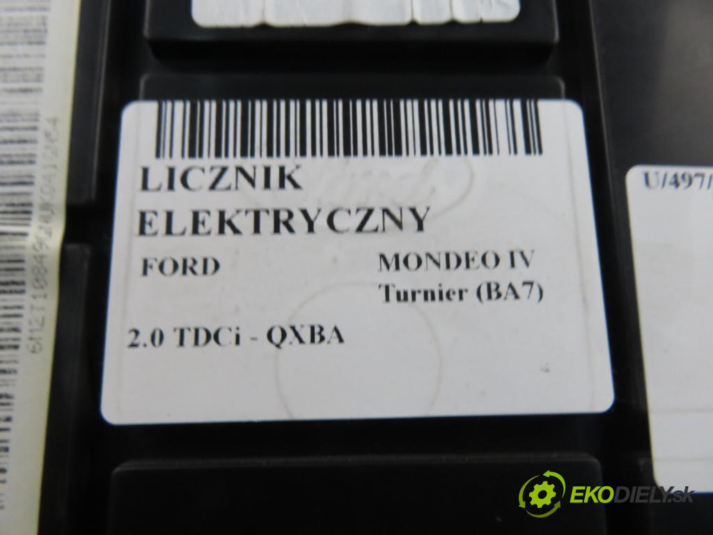 FORD MONDEO IV Turnier (BA7) KOMBI 2007 103,00 2.0 TDCi - QXBA 1997,00 Prístrojovka elektrický 6M2T10849GN