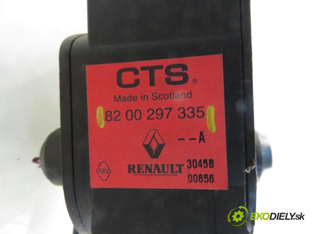 RENAULT CLIO III (BR0/1, CR0/1) HB 2006 63,00 1.5 dCi 86 - K9K 766 1461,00 Potenciometer plynu 8200297335 (Potenciometer plynového pedálu)