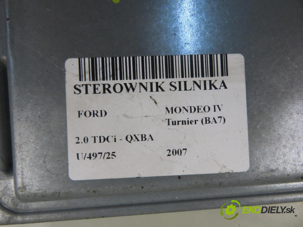 FORD MONDEO IV Turnier (BA7) KOMBI 2007 103,00 2.0 TDCi - QXBA 1997,00 Riadiaca jednotka Motor 7G9112A650DF ; 5WS40594E