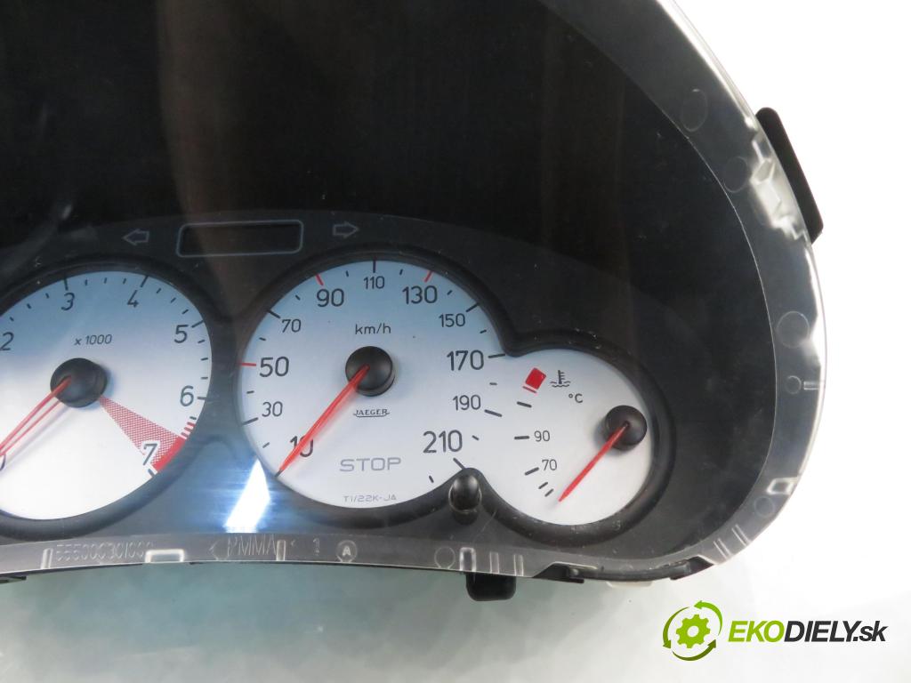 PEUGEOT 206 liftback (2A/C) HB 2006 55,00 1.4 75 - KFW 1360,00 Prístrojovka elektrický 9659729180
