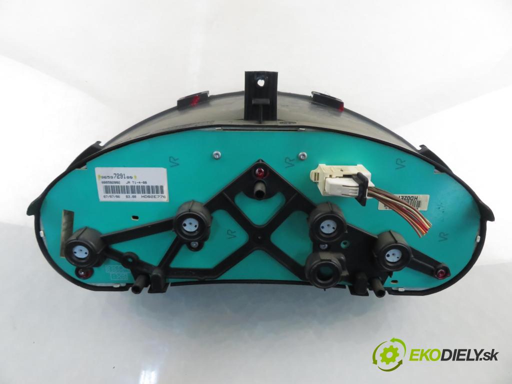 PEUGEOT 206 liftback (2A/C) HB 2006 55,00 1.4 75 - KFW 1360,00 Prístrojovka elektrický 9659729180