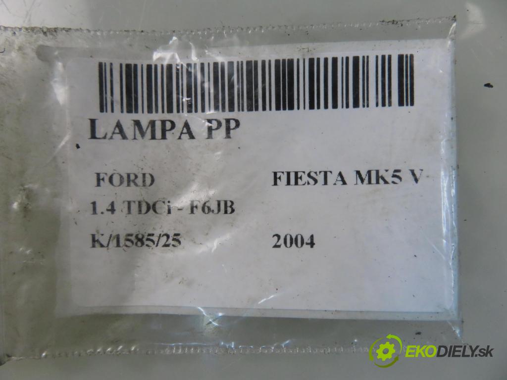 FORD FIESTA V (JH_, JD_) HB 2004 50,00 1.4 TDCi 68 - F6JB 1399,00 Svetlo PP