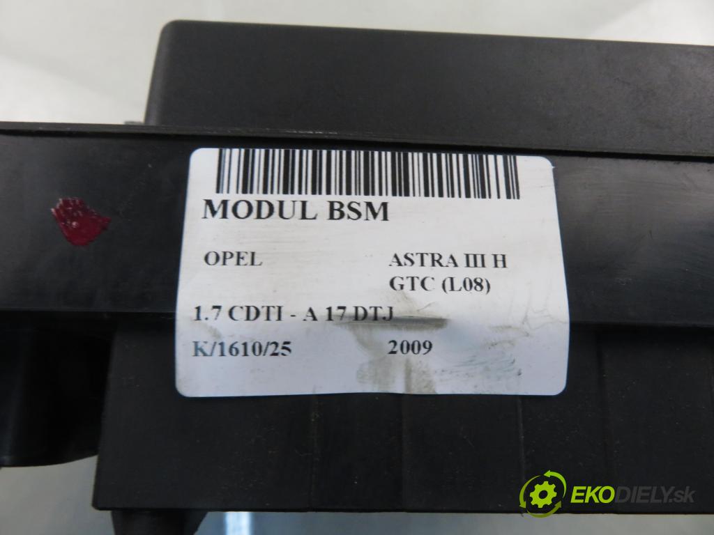 OPEL ASTRA H GTC (L08) HB 2009 81,00 1.7 CDTI - A 17 DTJ 1686,00 MODUL BSI 13206748 ; 5DK00866848