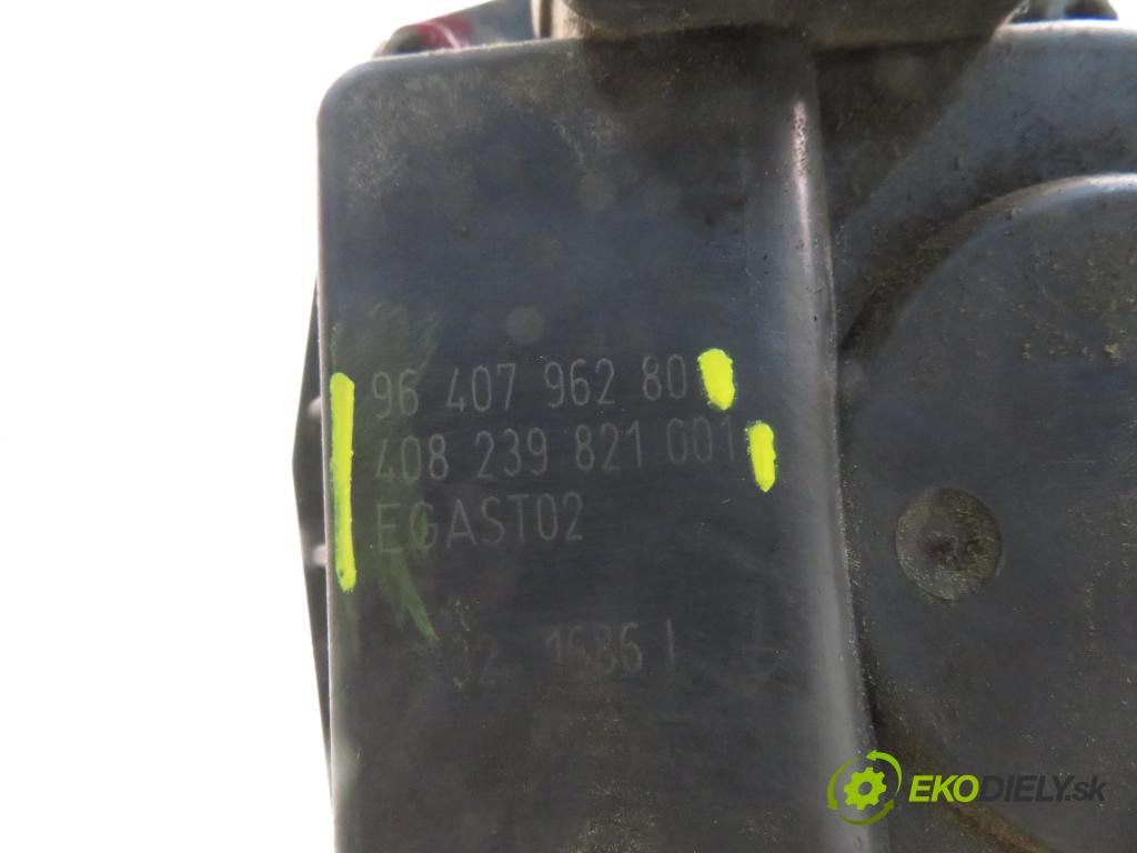 PEUGEOT 206 liftback (2A/C) HB 2006 55,00 1.4 75 - KFW 1360,00 Škrtiaca klapka 9640796280 ; 408239821001 (Škrtiaca klapka)