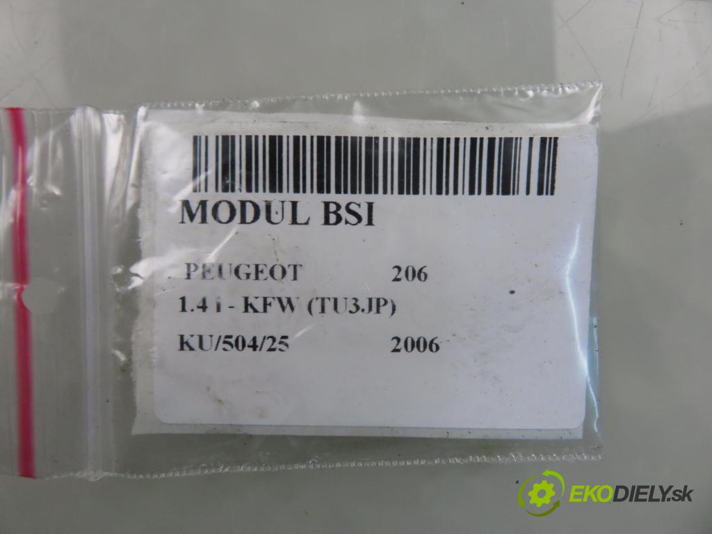 PEUGEOT 206 liftback (2A/C) HB 2006 55,00 1.4 75 - KFW 1360,00 MODUL BSI 9657999780
