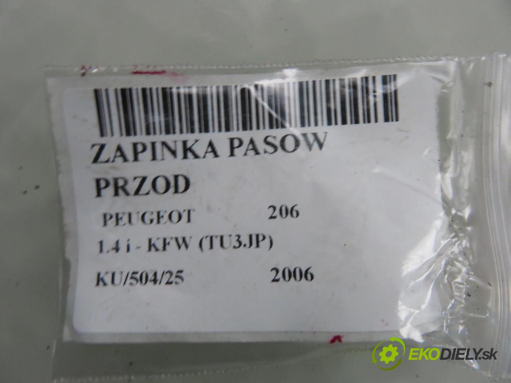 PEUGEOT 206 liftback (2A/C) HB 2006 55,00 1.4 75 - KFW 1360,00 zapínače pásov predný 