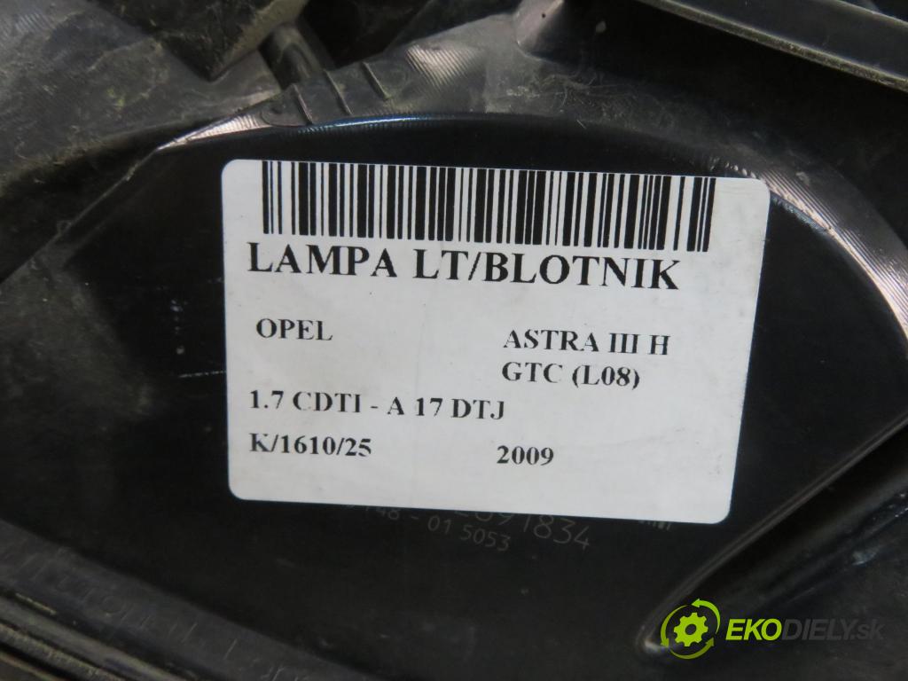 OPEL ASTRA H GTC (L08) HB 2009 81,00 1.7 CDTI - A 17 DTJ 1686,00 Svetlo ľavé zadné 13252443 ; 93357459