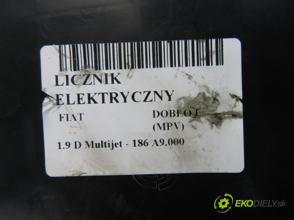 FIAT DOBLO nadwozie wielkoprzestrzenne (MPV) (119_, 223_) KOMBIVAN 2006 88,00 1.9 D Multijet - 186 A9.000 1910,00 Prístrojovka elektrický 51761688