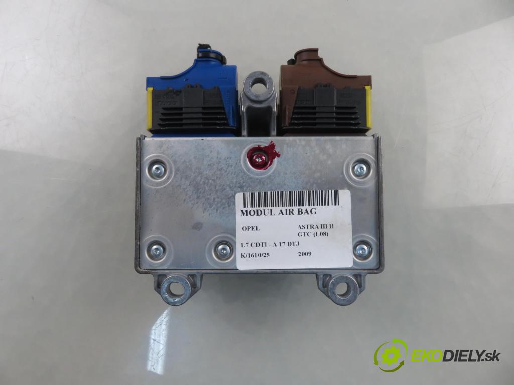 OPEL ASTRA H GTC (L08) HB 2009 81,00 1.7 CDTI - A 17 DTJ 1686,00 MODUL air BAG 13288174