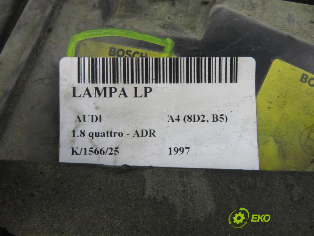 AUDI A4 (8D2, B5) SEDAN 1997 92,00 1.8 20V 125 quattro - ADR 1781,00 Svetlo LP 0301094201