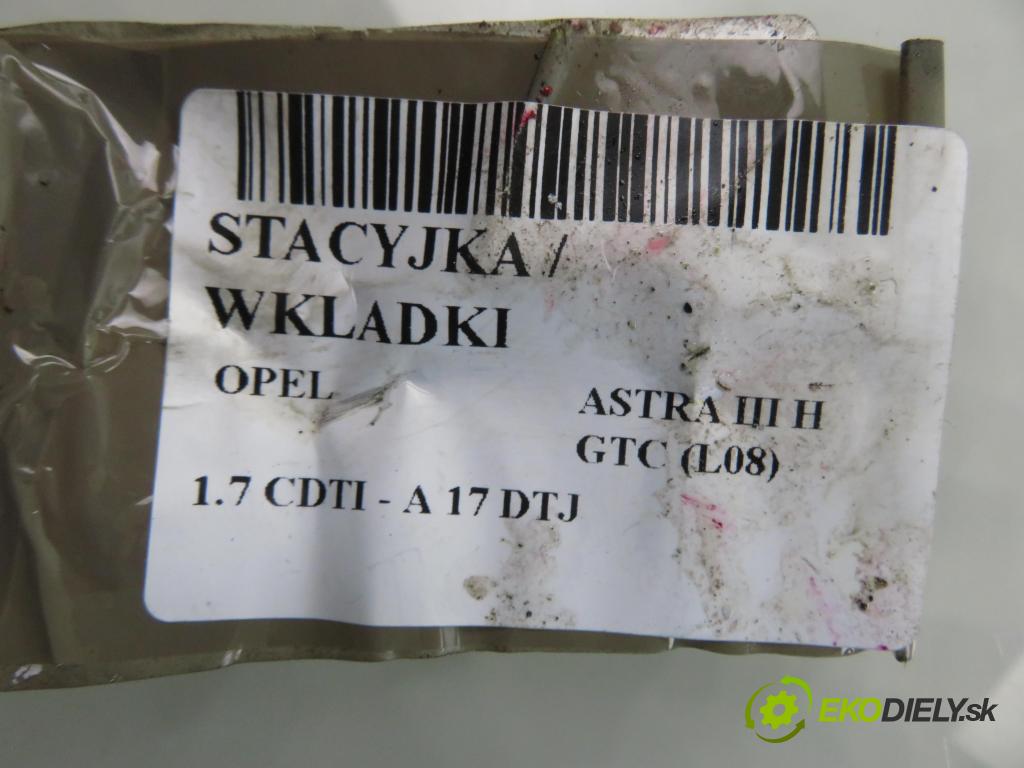 OPEL ASTRA H GTC (L08) HB 2009 81,00 1.7 CDTI - A 17 DTJ 1686,00 spinačka / zámky N0501881 ; N0501882 ; 2421430