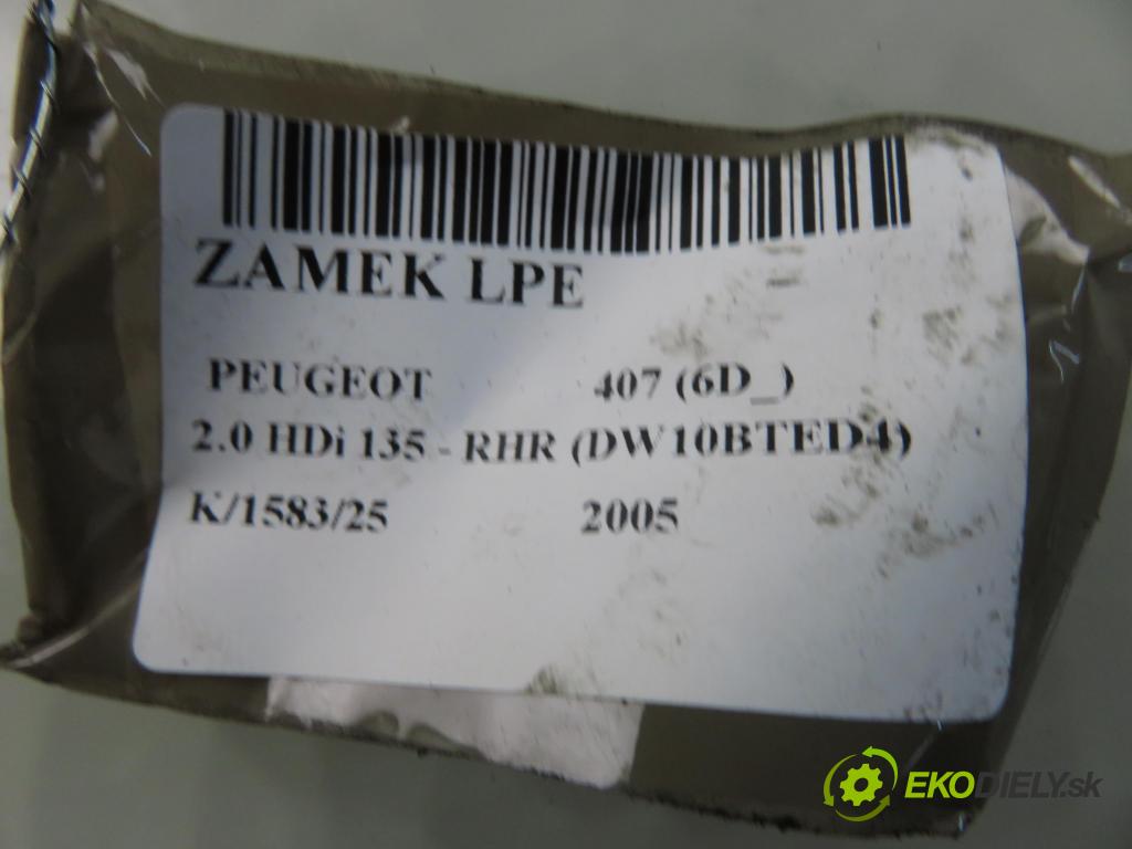 PEUGEOT 407 (6D_) SEDAN 2005 100,00 2.0 HDi 135 - RHR 1997,00 zámok 9660698280