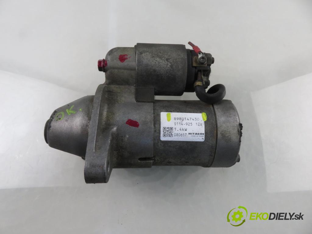 OPEL ASTRA H GTC (L08) HB 2009 81,00 1.7 CDTI - A 17 DTJ 1686,00 Štartér 8980147430 (Štartér)