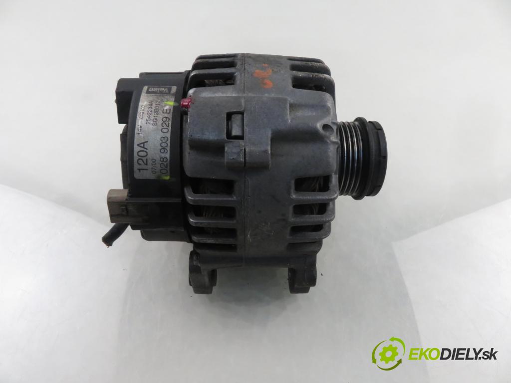 AUDI A4 (8D2, B5) SEDAN 2000 66,00 1.9 TDI - AHU 1896,00 Alternátor 028903029E (Alternátor)