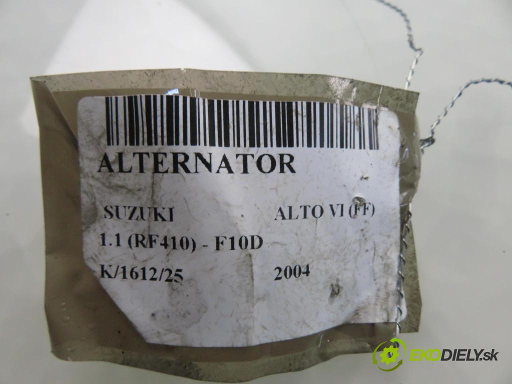 SUZUKI ALTO (FF) HB 2004 46,00 1.1 (RF410) - F10D 1061,00 Alternátor  (Alternátor)