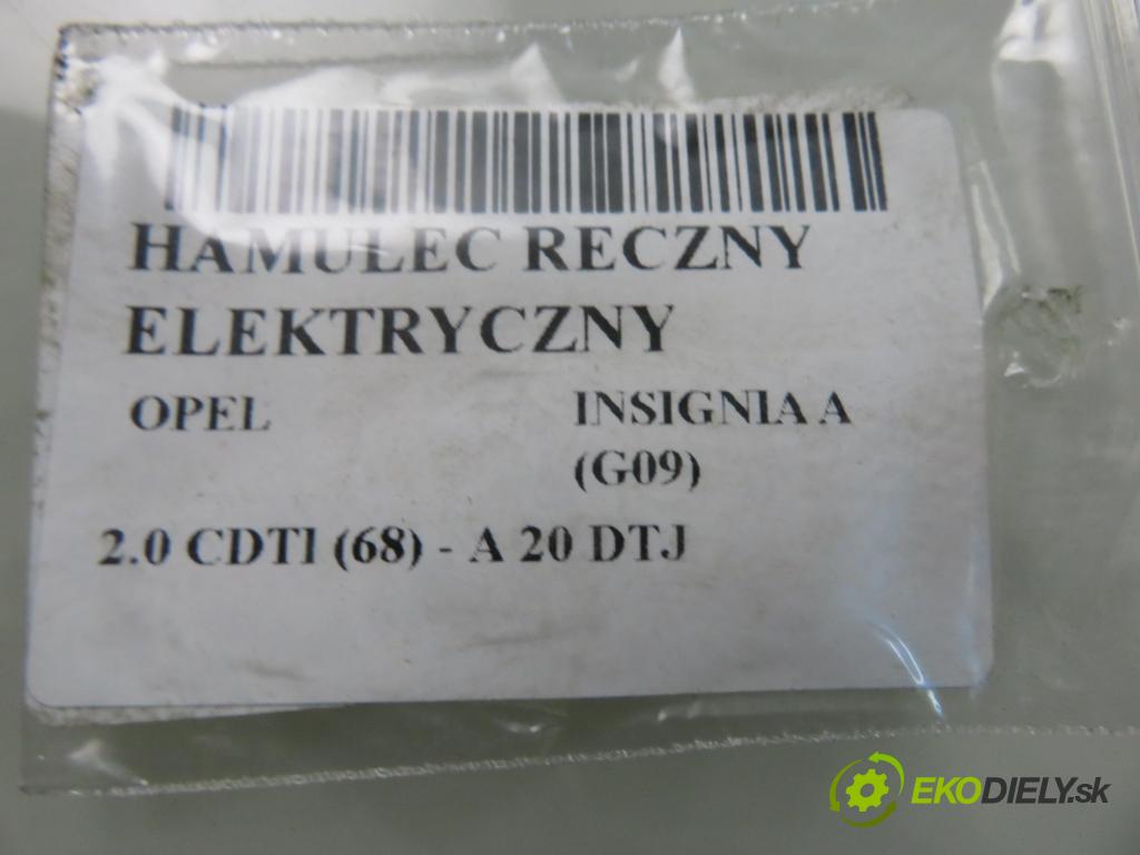 OPEL INSIGNIA A (G09) LIFTBACK 2009 96,00 2.0 CDTI (68) - A 20 DTJ 1956,00 BRZDA: ručny elektrický A2C53298178 ; A2C53311601