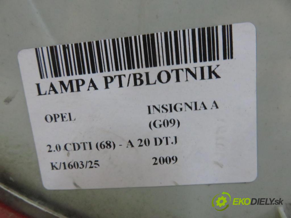 OPEL INSIGNIA A (G09) LIFTBACK 2009 96,00 2.0 CDTI (68) - A 20 DTJ 1956,00 Svetlo pravé zadné 