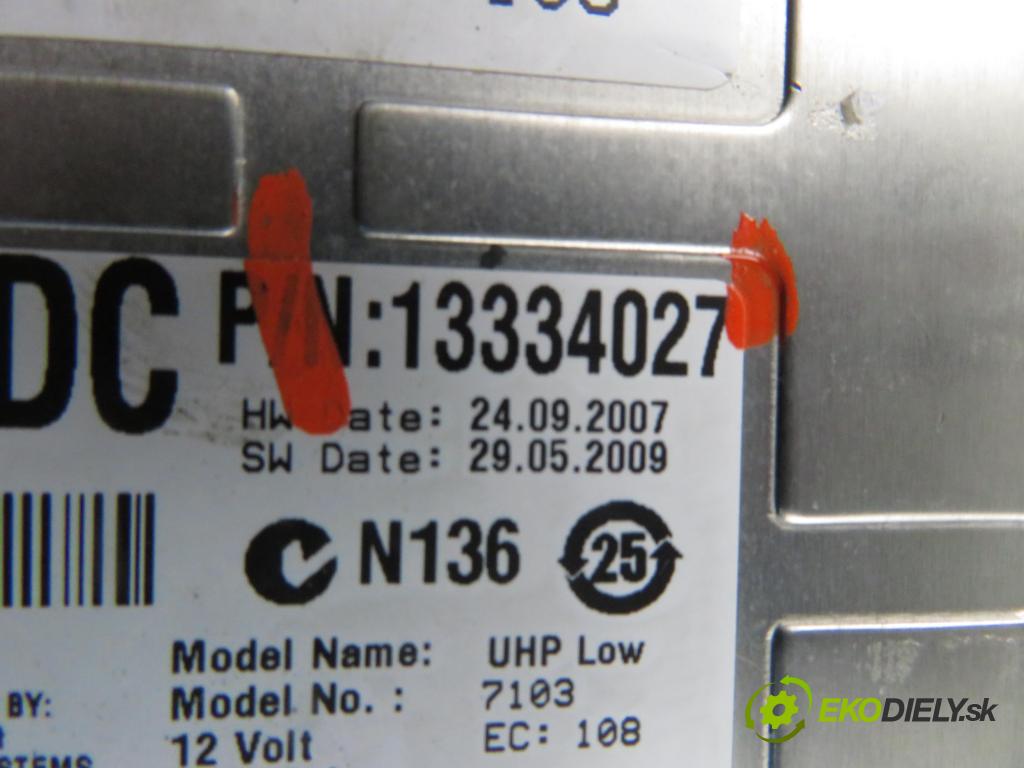 OPEL INSIGNIA A (G09) LIFTBACK 2009 96,00 2.0 CDTI (68) - A 20 DTJ 1956,00 MODUL BLUETOOTH 13334027